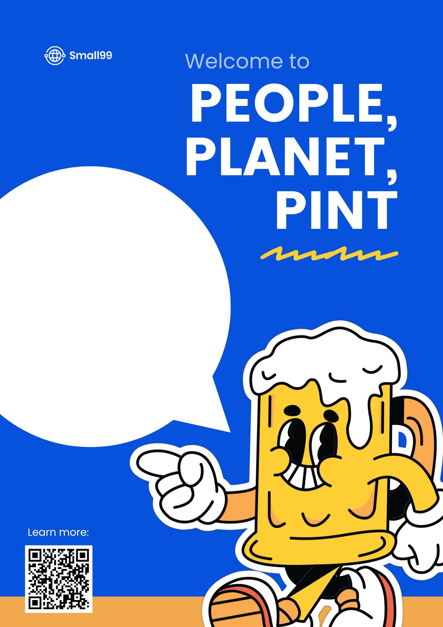 People Planet Pint Poster - A4 (Pack of 1)