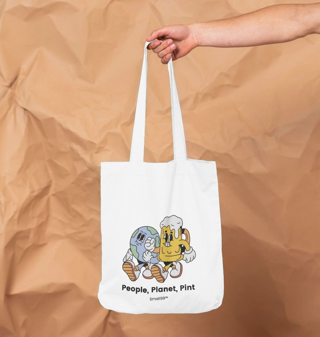 People Planet Pint Mascot Tote - Colourful