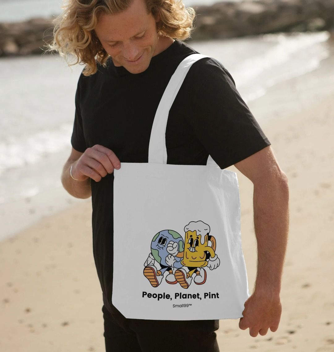 People Planet Pint Mascot Tote - Colourful