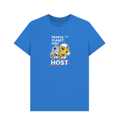 Bright Blue Printed T-shirt