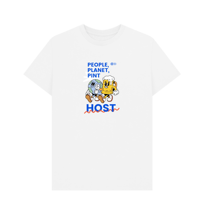 White Printed T-shirt Front