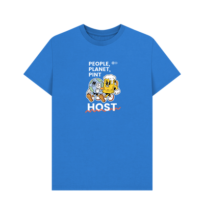 Bright Blue Printed T-shirt