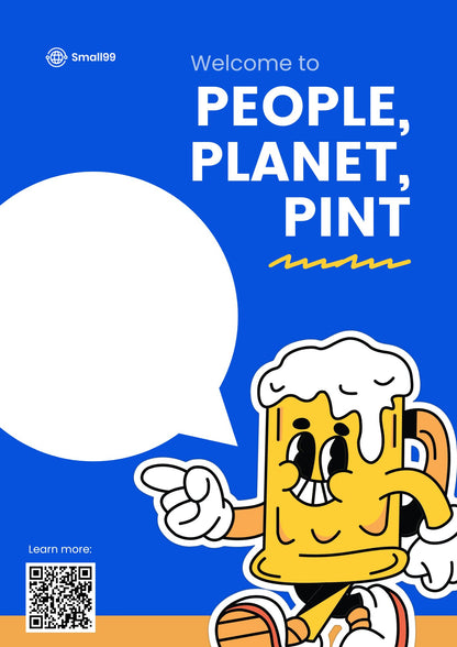 People Planet Pint Poster - A4 (Pack of 1)