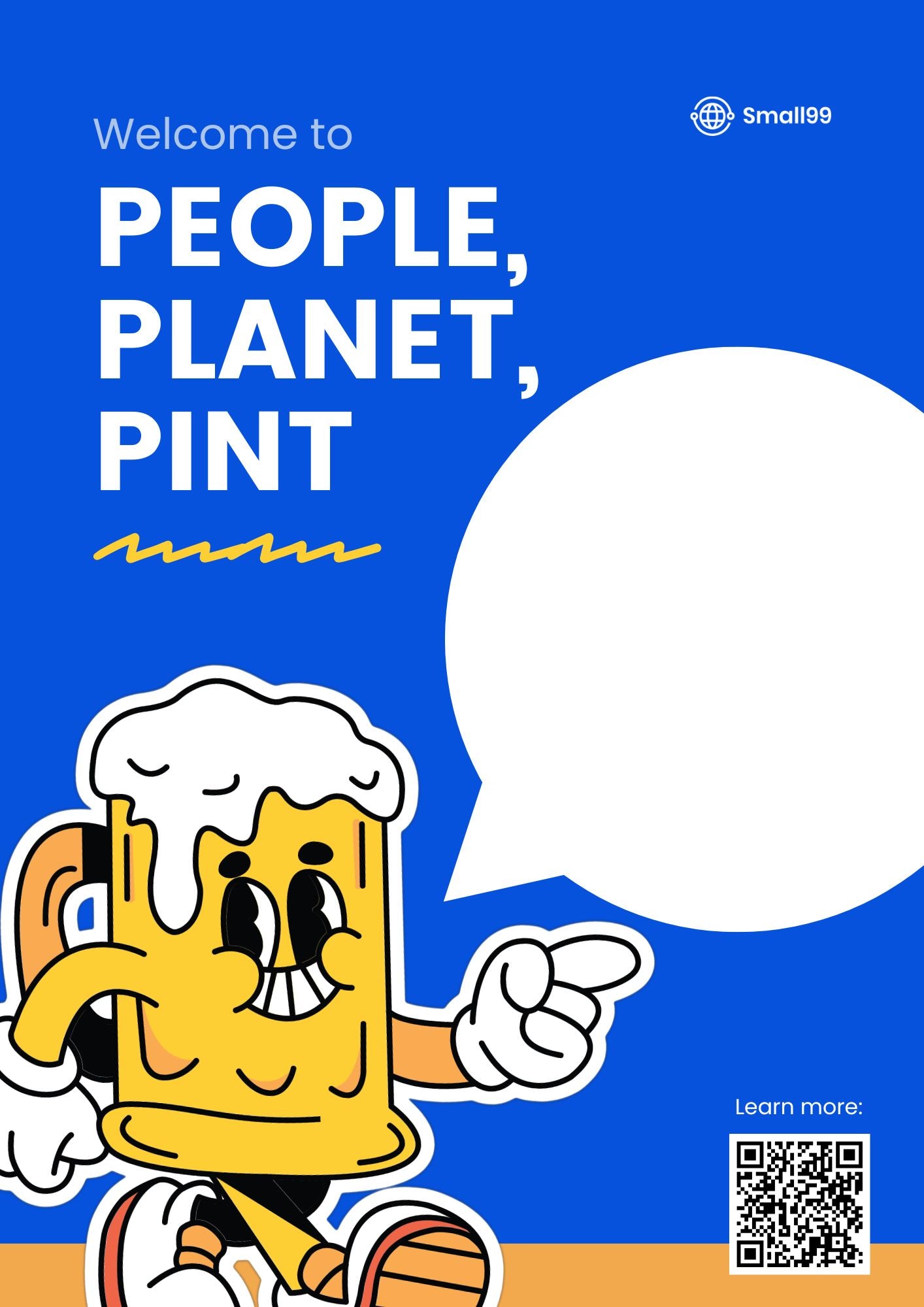 People Planet Pint Poster - A4 (Pack of 1)