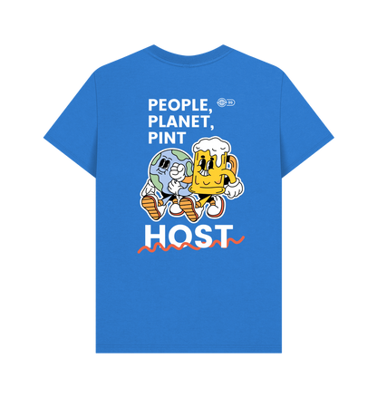 Bright Blue Printed T-shirt